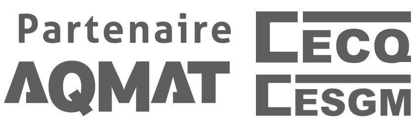 Fier partenaire AQMAT / CESGM / CECQ